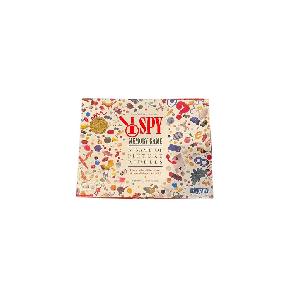 Vintage I Spy Memory Game by Briarpatch 1995 A Kids Game of Picture Riddles